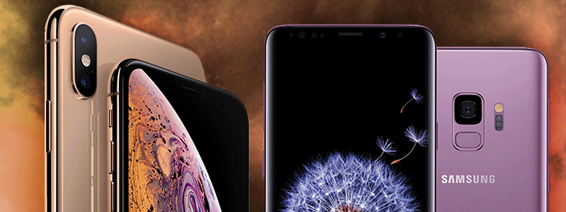 iPhone Xs Max VERSUS Galaxy S9