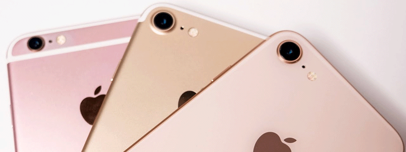 Comparatif Apple iPhone 8 versus iPhone 6s