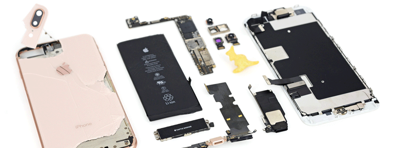 Demontage et reparation Apple iPhone 8