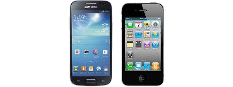 iPhone 4 vs Galaxy S4